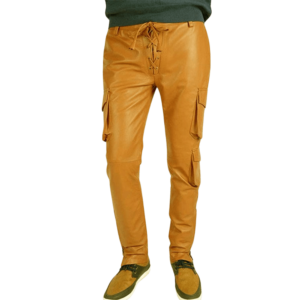 Cargo Leather Pants