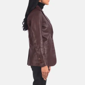 Women_s_Norma_Maroon_Leather_Blazer-
