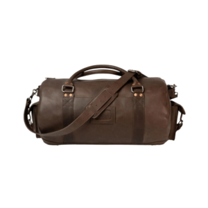 Black Brown Travelling Leather Bag